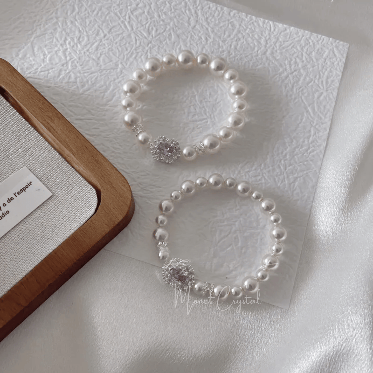 "Violet Glow" Original Design Luxe Pearl Bracelet