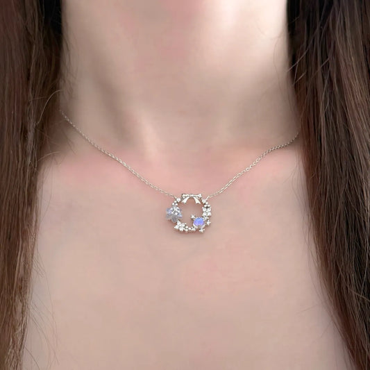 "Türkisperle" 925 Sterling Silber Halskette