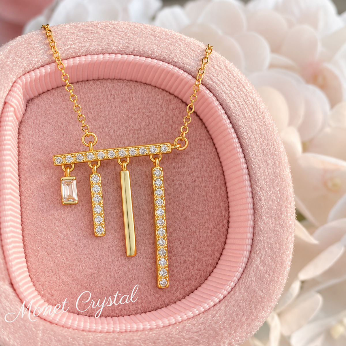 “City Lights” S925 Sterling Silver Zircon Tassel Necklace