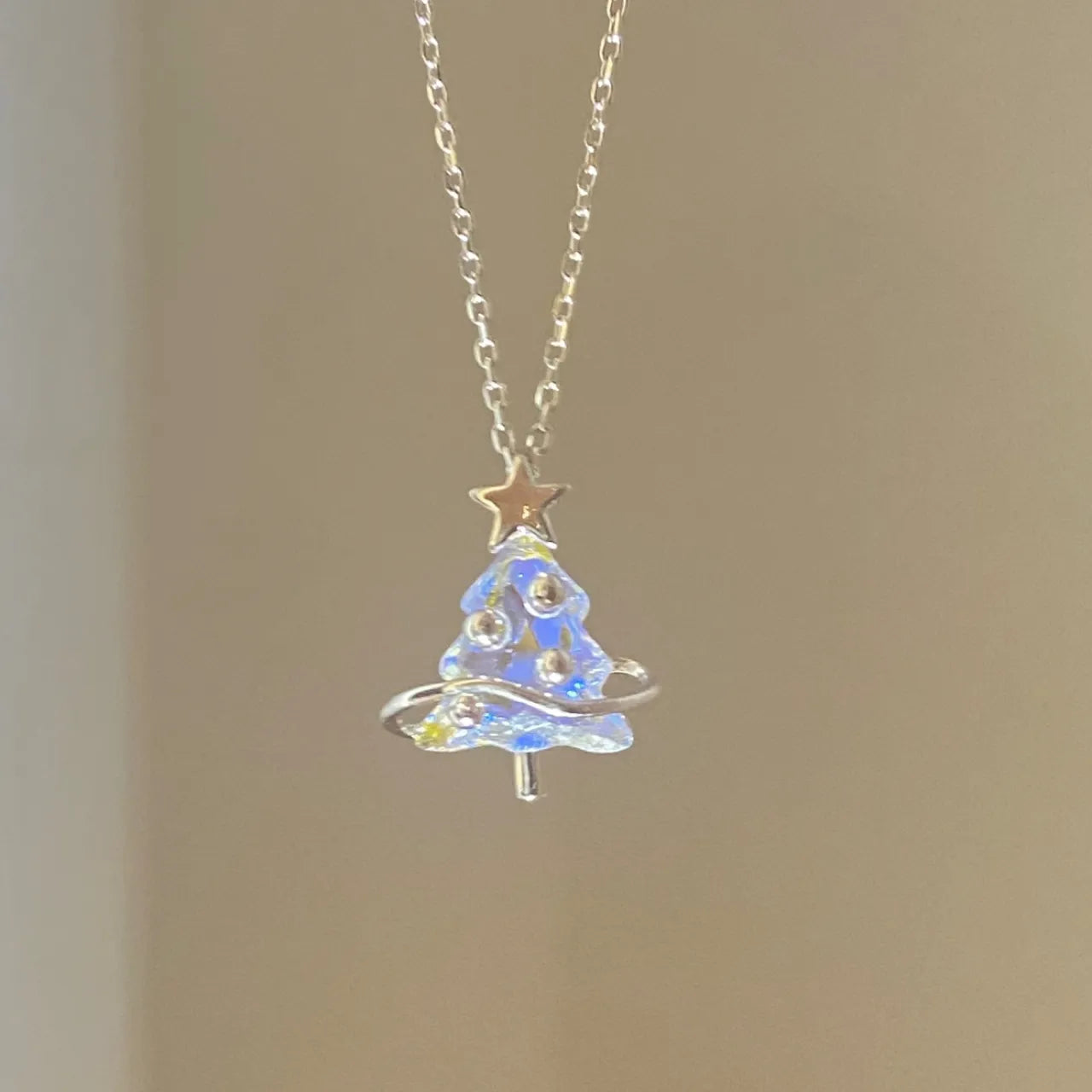 "Dreamy Christmas" 925 Sterling Silver Necklace