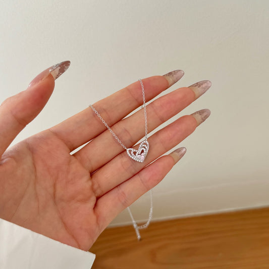 "Floral Shine" 925 Sterling Silber Schmuckset (Halskette, Ring & Ohrringe)