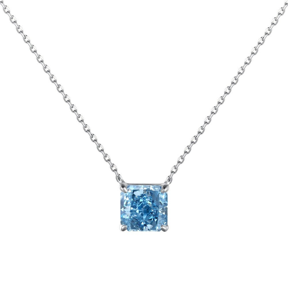 Ice Blossom – Premium S925 Silver Necklace with 8A CZ.