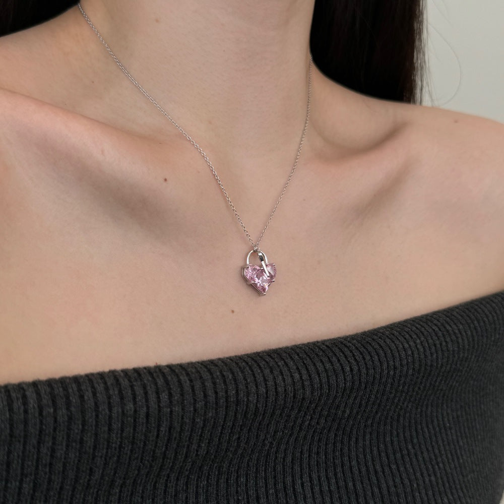 "Key to My Heart" S925 Sterling Silver Necklace