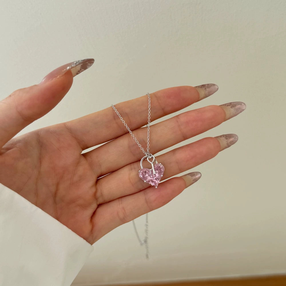 "Key to My Heart" S925 Sterling Silver Necklace