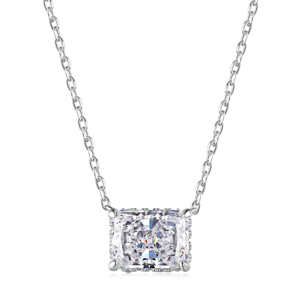 Morning Dew Collection – Parfümflaschen-Halsketten aus S925er Silber mit 8A CZ