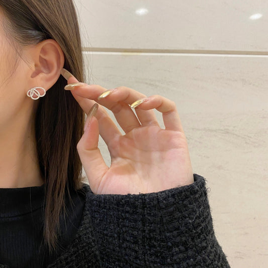 “Velora Wings” 925 Sterling Silver Pavé Butterfly Stud Earrings