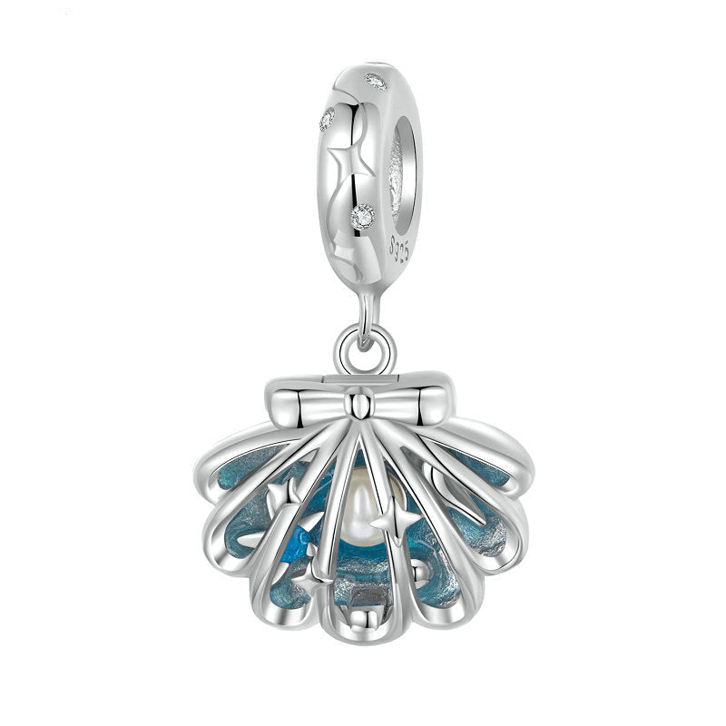 "Ocean Whisper" 925 Sterling Silver Seashell & Conch Charm Collection