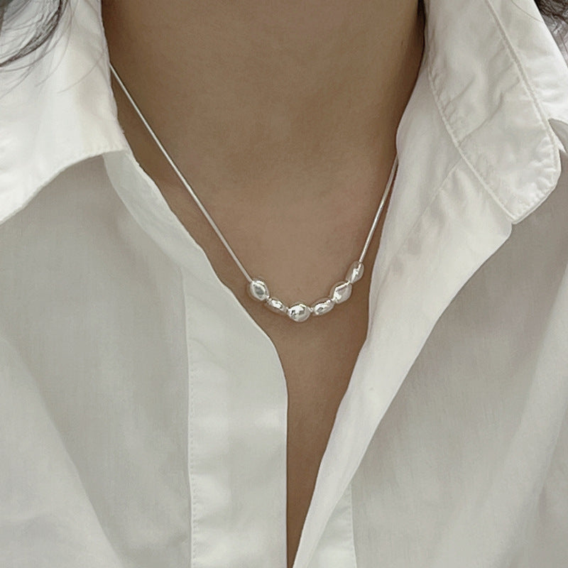 「フローラルシャイン」925スターリングシルバージュエリーセット(ネックレス、リング、イヤリング)