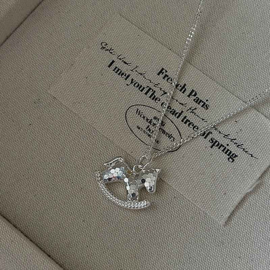 "Trojan Charm" 925 Sterling Silver Necklace