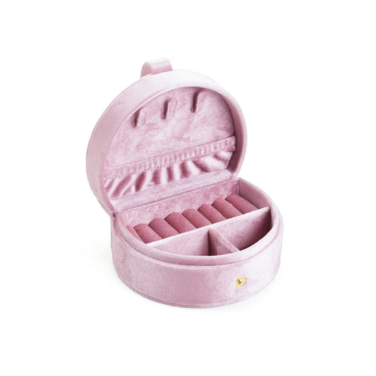 Monet Velvet Jewelry Case – Compact Travel Organizer