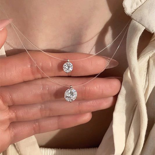 "Mermaid’s Tear" 925 Sterling Silver Necklace