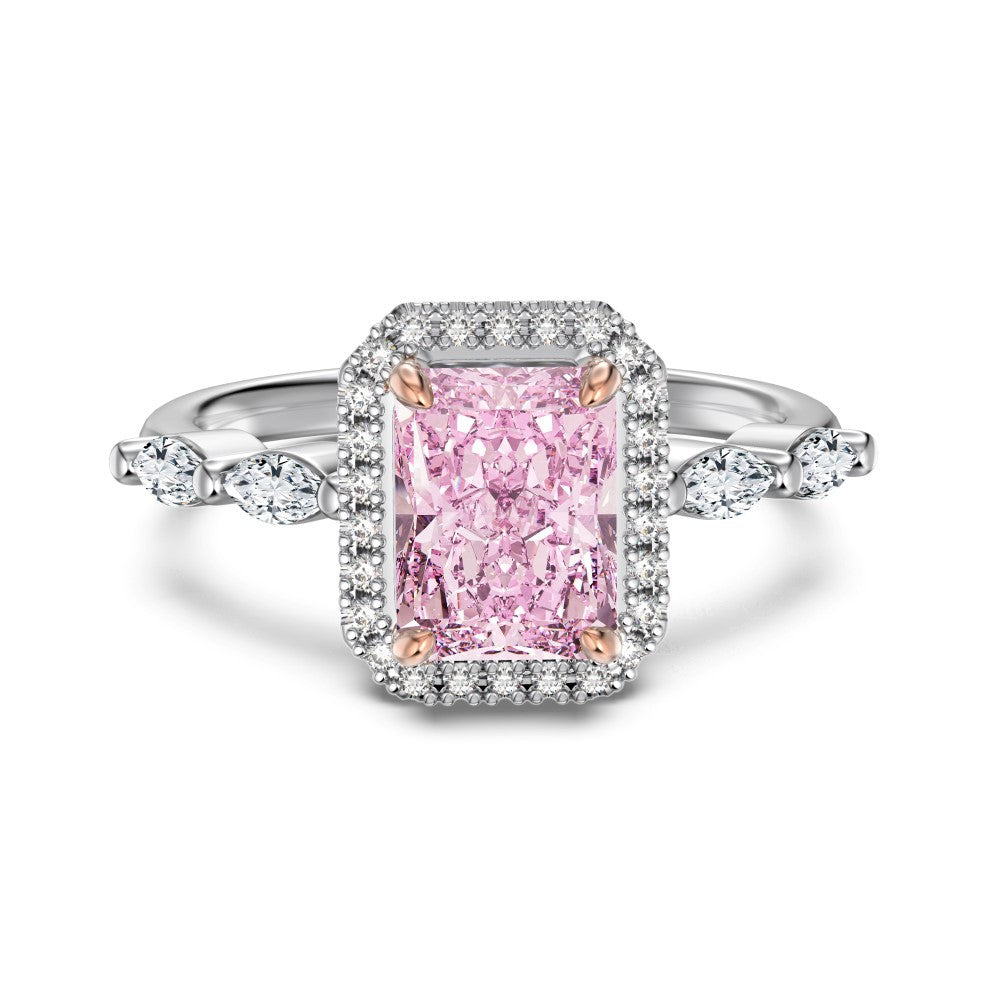"Frost Cube" S925 Sterling Silver Ring