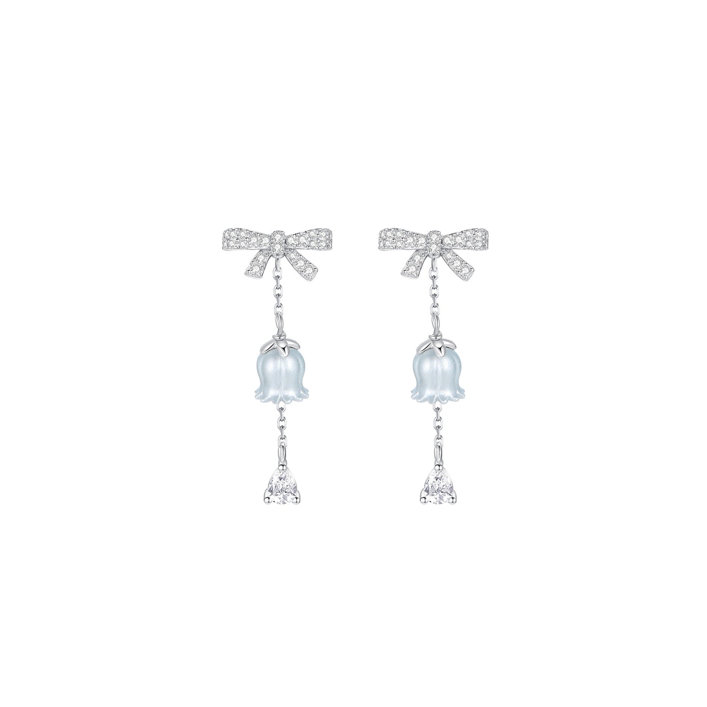 “Lily Bells” 925 Sterling Silver Jewelry Set