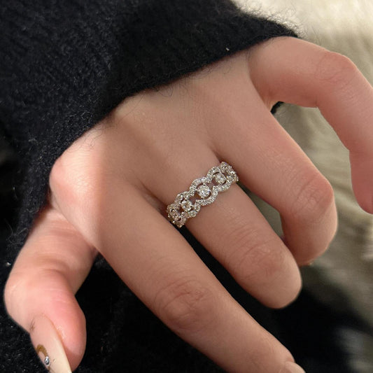 Lace Regina 925 Sterling Silver Lace Queen Ring