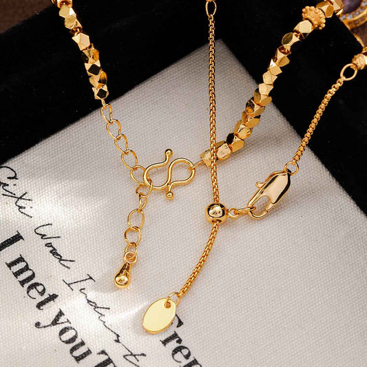 Fortuna Pouch Eco-Friendly Copper 18K Gold Plated Lucky Coin Bracelet