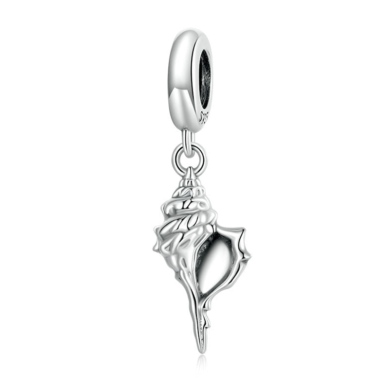 "Ocean Whisper" 925 Sterling Silver Seashell & Conch Charm Collection