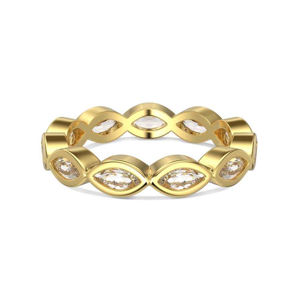 “Infinity Marquise” 925 Sterling Silver Full-Eternity Ring