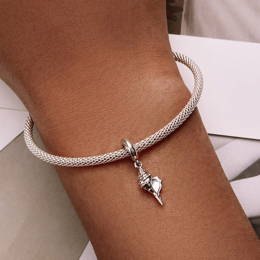 "Ocean Whisper" 925 Sterling Silver Seashell & Conch Charm Collection