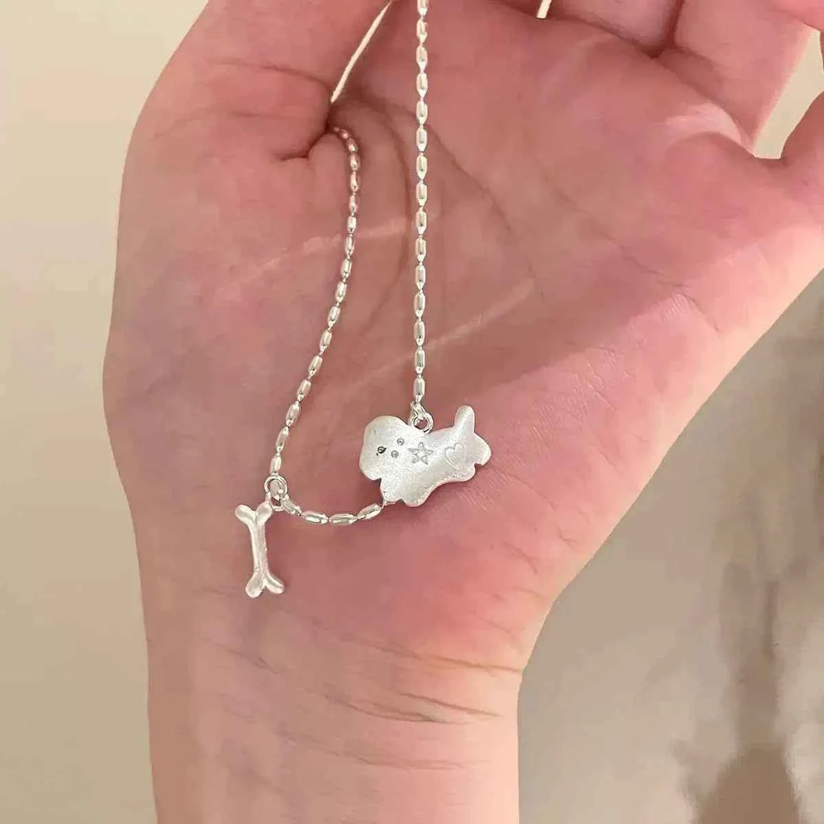 "Promise Paw" 925 Sterling Silver Necklace – High-Glam & Heartfelt