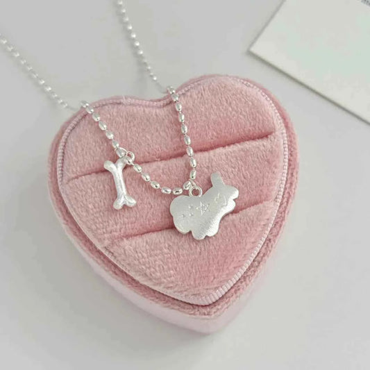 "Promise Paw" 925 Sterling Silver Necklace – High-Glam & Heartfelt