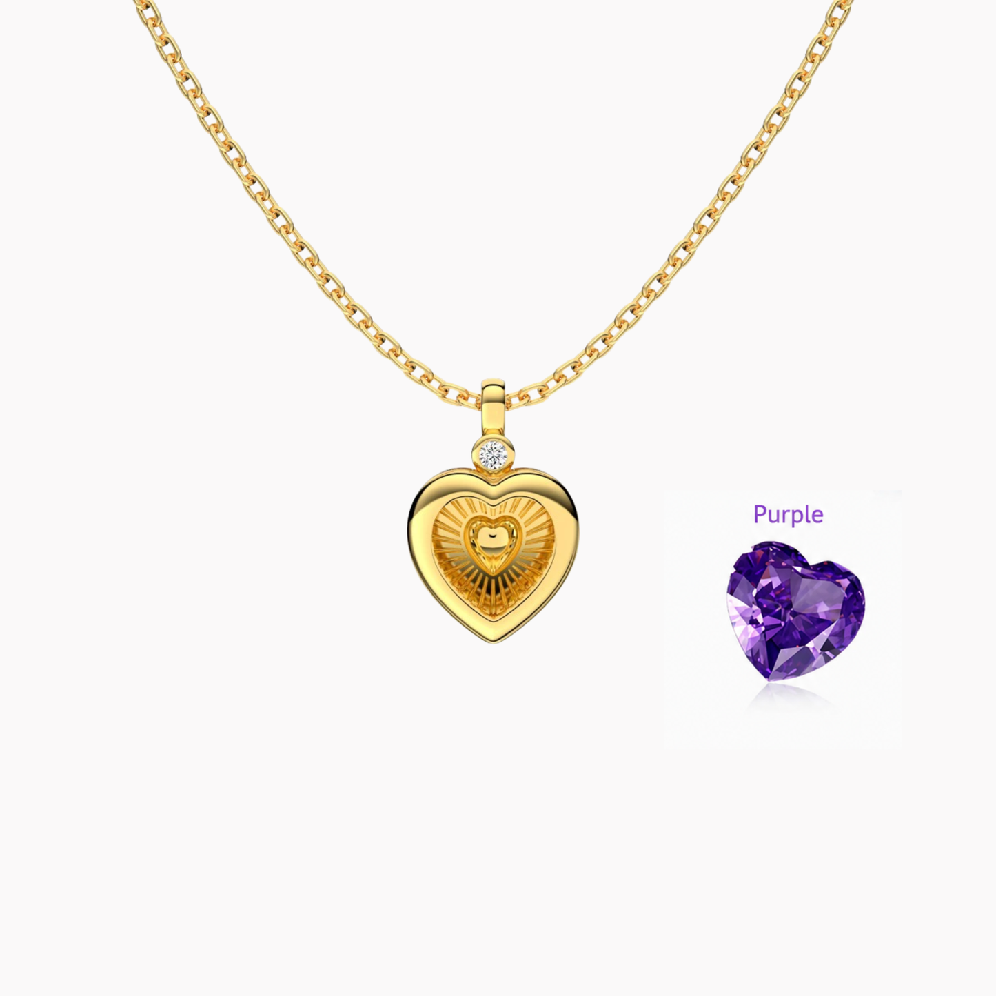 “Secret Heart” S925 Sterling Silver DIY Heart Box Necklace