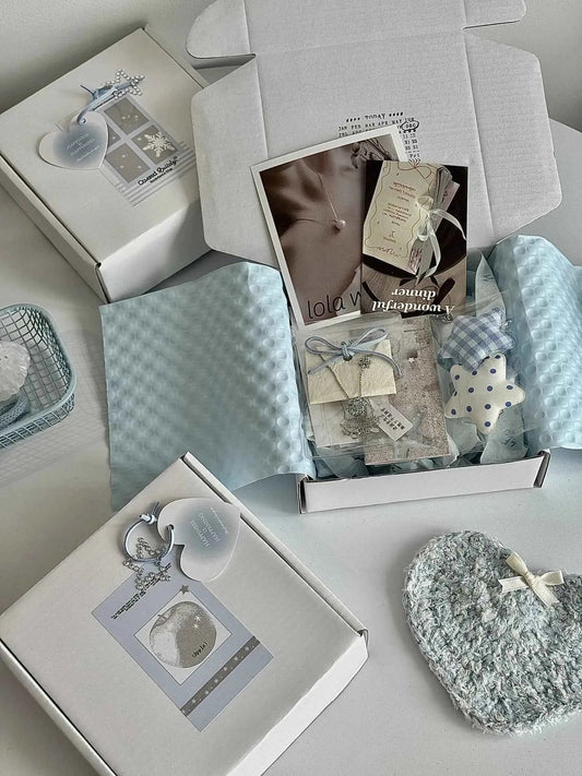 "Island Diary" 925 Sterling Silver Light Blue Shell Earrings - Delicate, Fresh, and Chic.