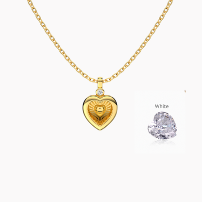 “Secret Heart” S925 Sterling Silver DIY Heart Box Necklace
