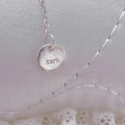 "French Bow" 925 Sterling Silver Necklace - Elegant and Chic