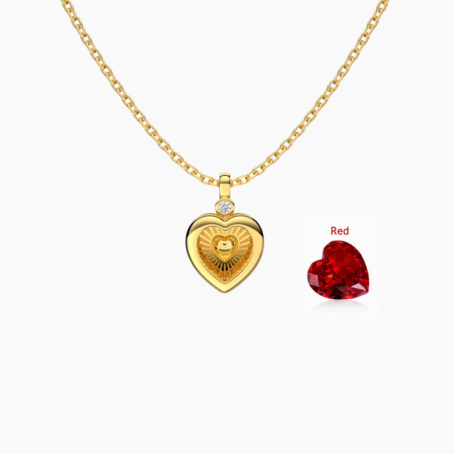 “Secret Heart” S925 Sterling Silver DIY Heart Box Necklace
