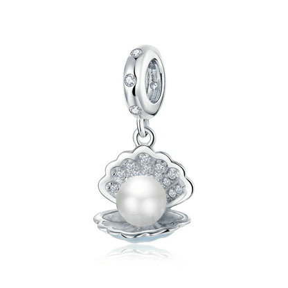"Ocean Whisper" 925 Sterling Silver Seashell & Conch Charm Collection