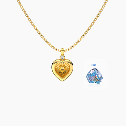 “Secret Heart” S925 Sterling Silver DIY Heart Box Necklace