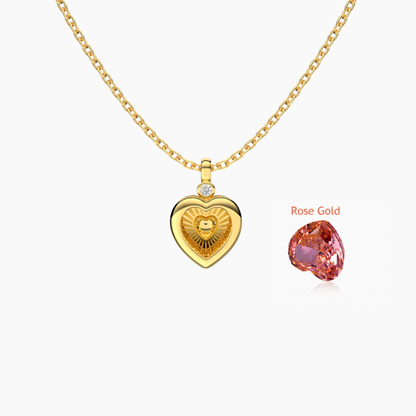 “Secret Heart” S925 Sterling Silver DIY Heart Box Necklace