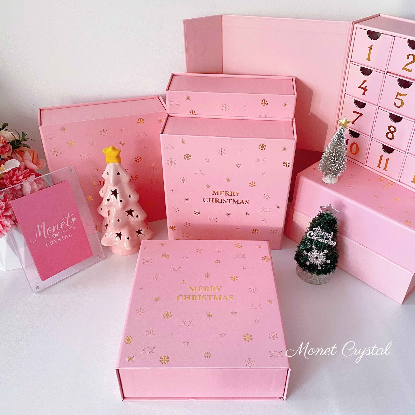 2025 Christmas Limited - S925 Sterling Silver Jewelry Advent Calendar Box (12-piece)