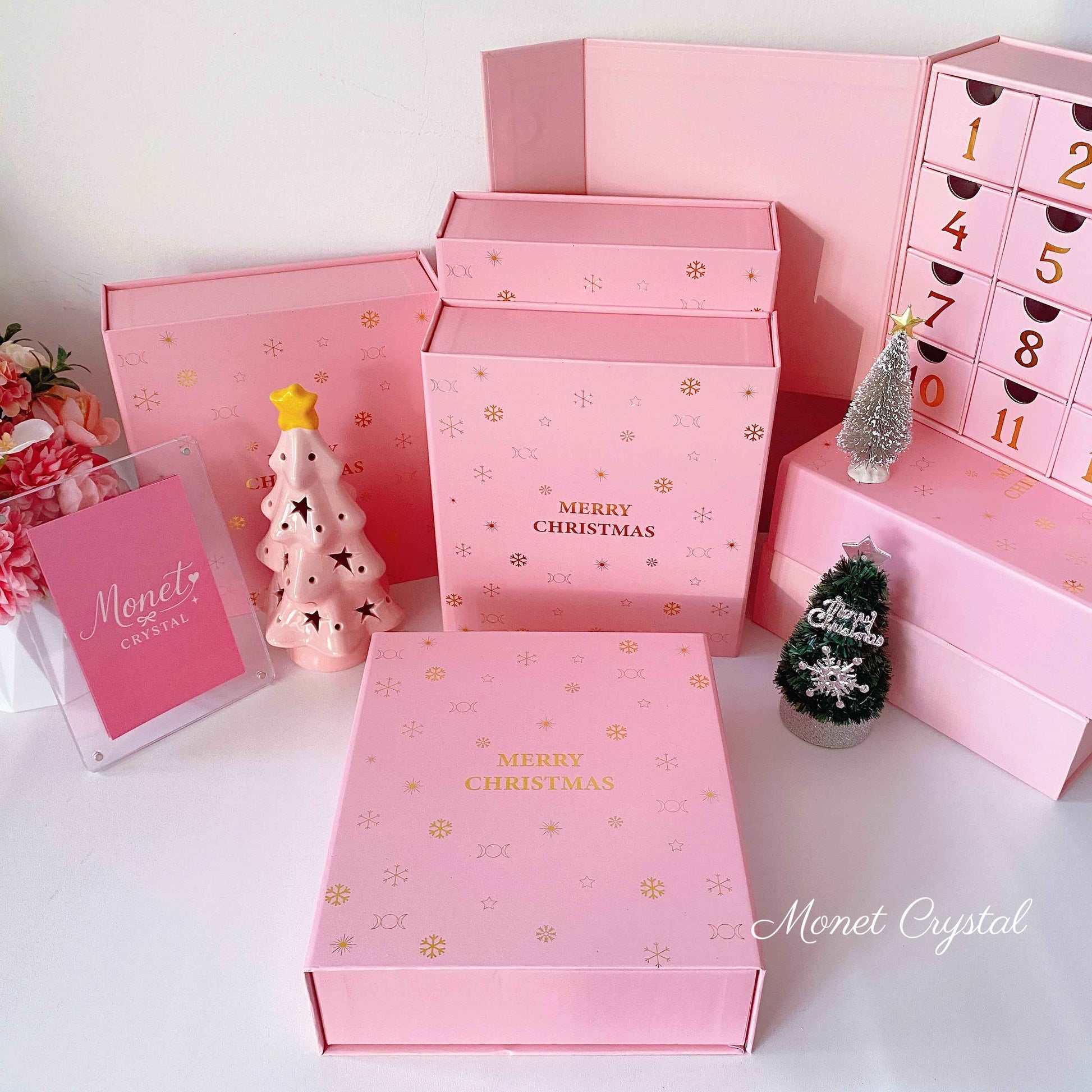 2025 Christmas Limited - S925 Sterling Silver Jewelry Advent Calendar Box (12-piece)