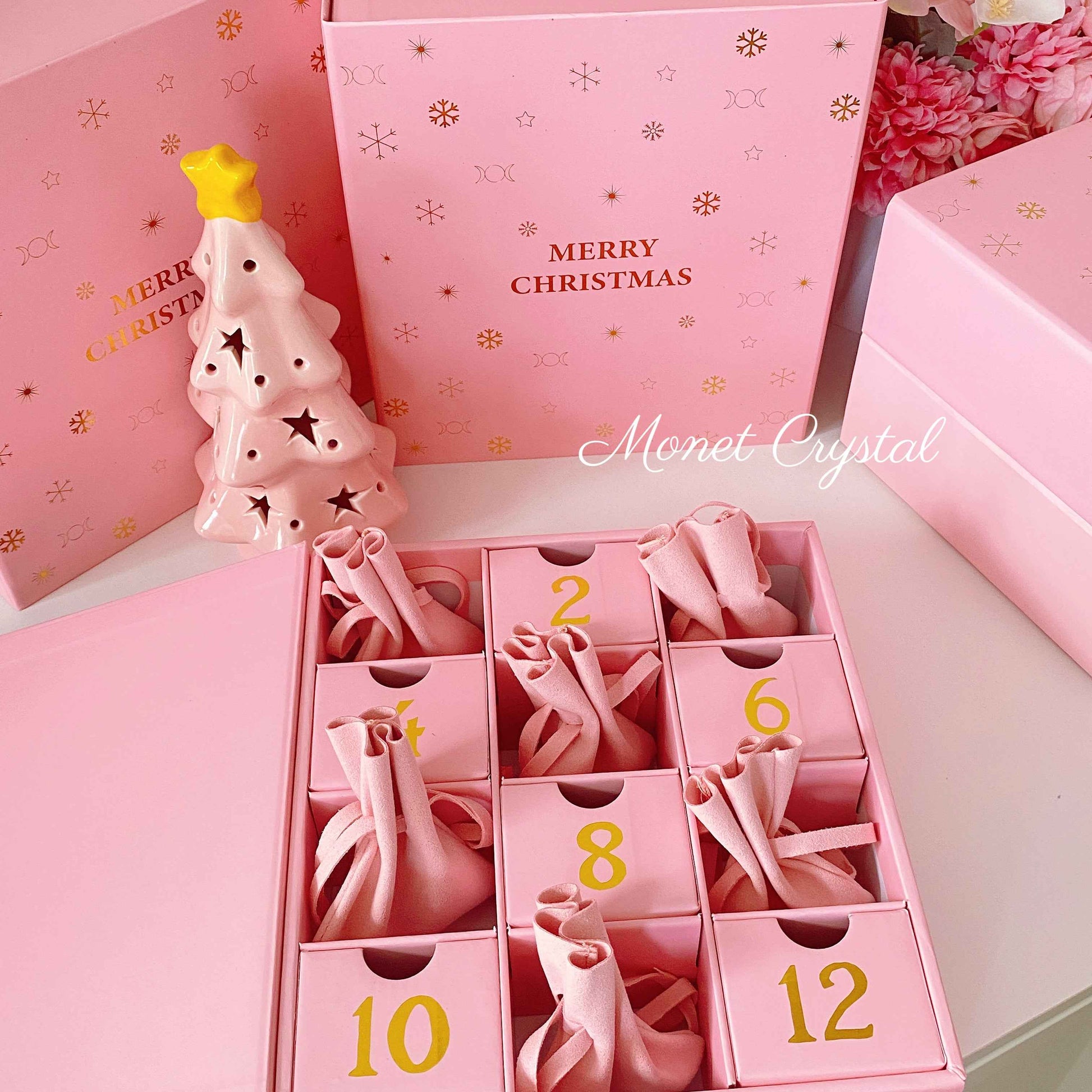 2025 Christmas Limited - S925 Sterling Silver Jewelry Advent Calendar Box (12-piece)