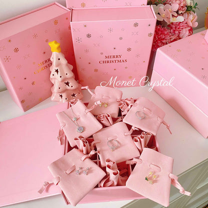 2025 Christmas Limited - S925 Sterling Silver Jewelry Advent Calendar Box (12-piece)