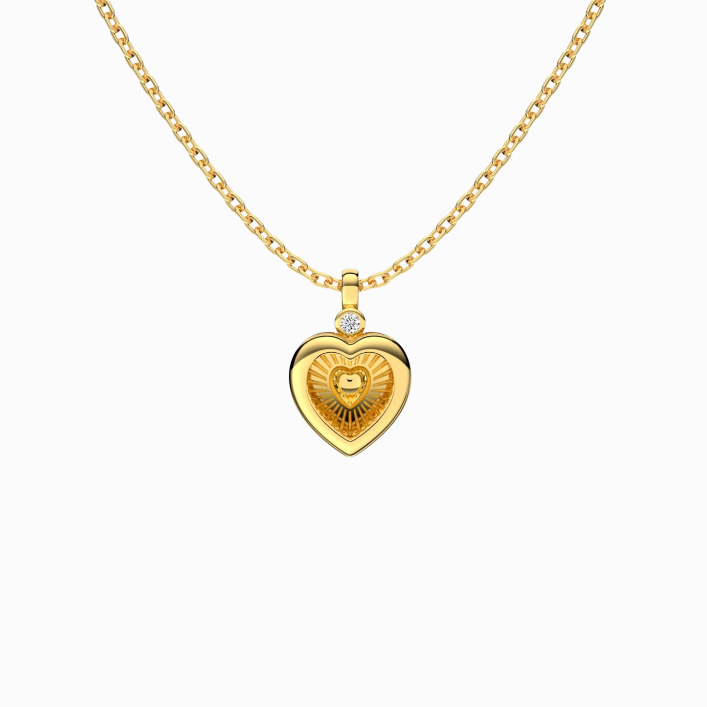 “Secret Heart” S925 Sterling Silver DIY Heart Box Necklace