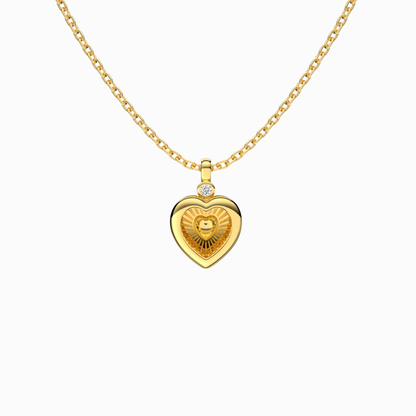 “Secret Heart” S925 Sterling Silver DIY Heart Box Necklace