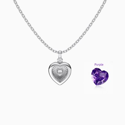“Secret Heart” S925 Sterling Silver DIY Heart Box Necklace