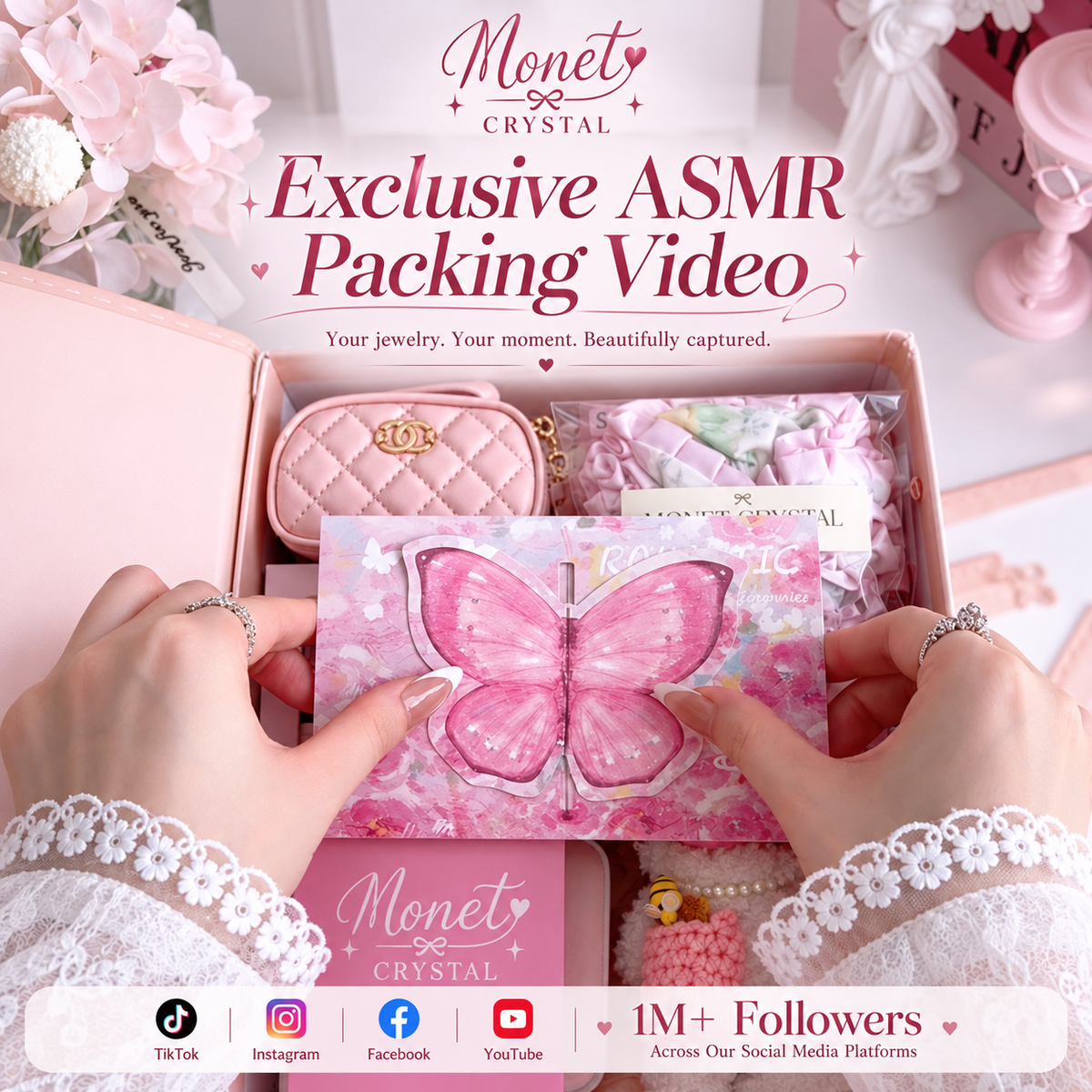 Exclusive ASMR Packing Video | Monet Crystal