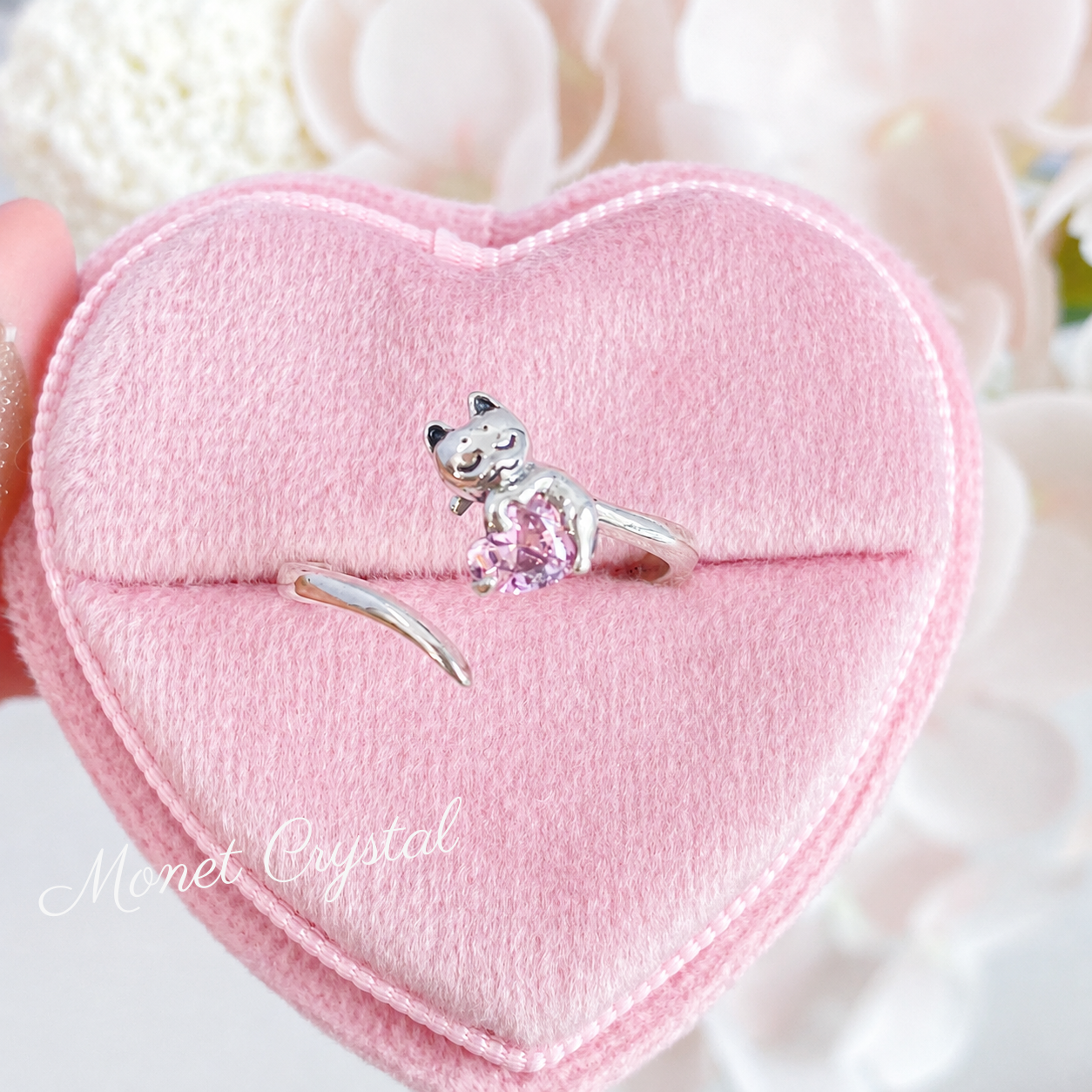 “Kitty Tales” S925 Sterling Silver Cat Open Ring Collection