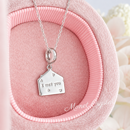 “Christmas Letter” S925 Sterling Silver Christmas Envelope Necklace