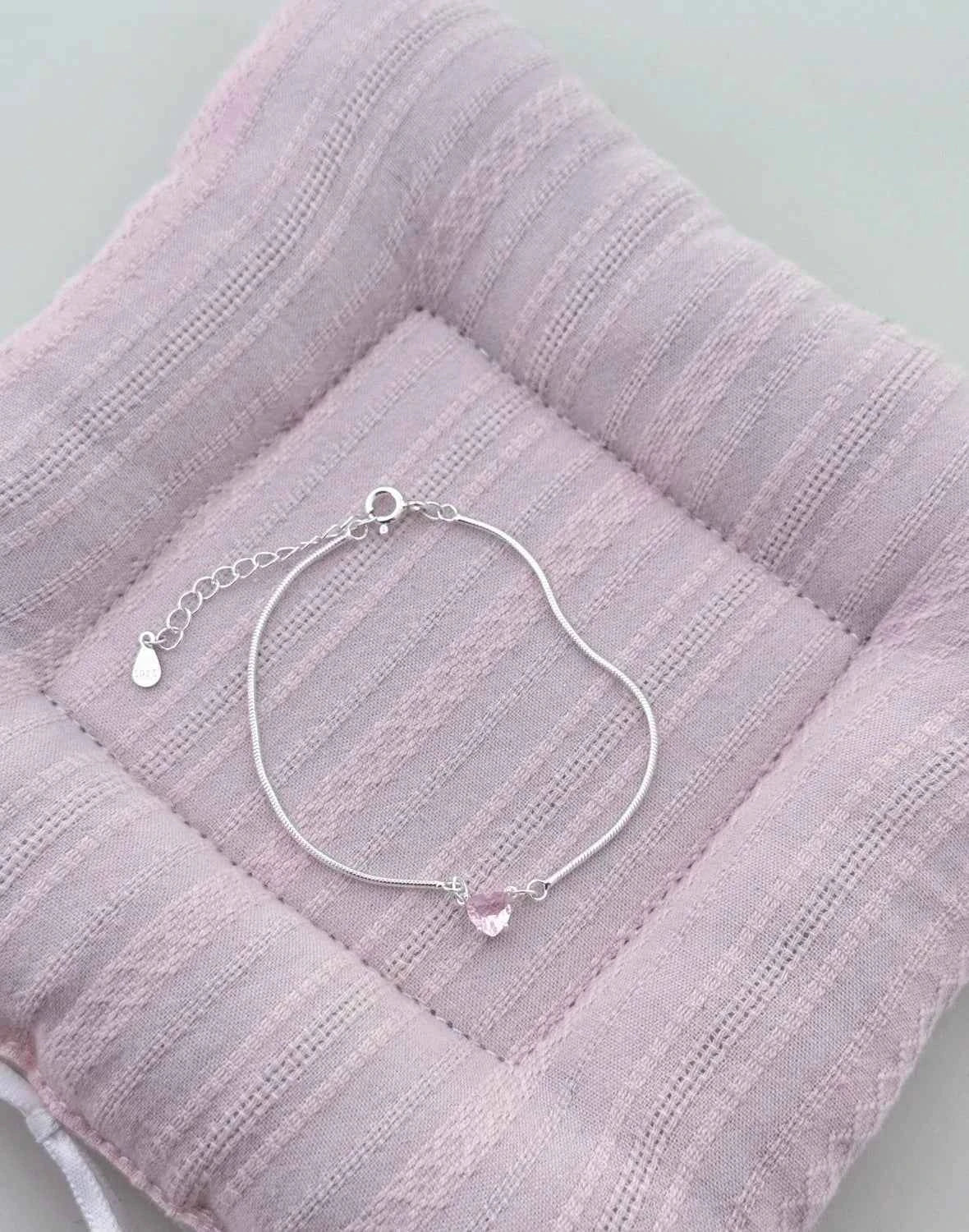 "Dopamine Color-Zircon" 925 Sterling Silver Snake-Chain Bracelet – Vivid, Sweet & Stackable