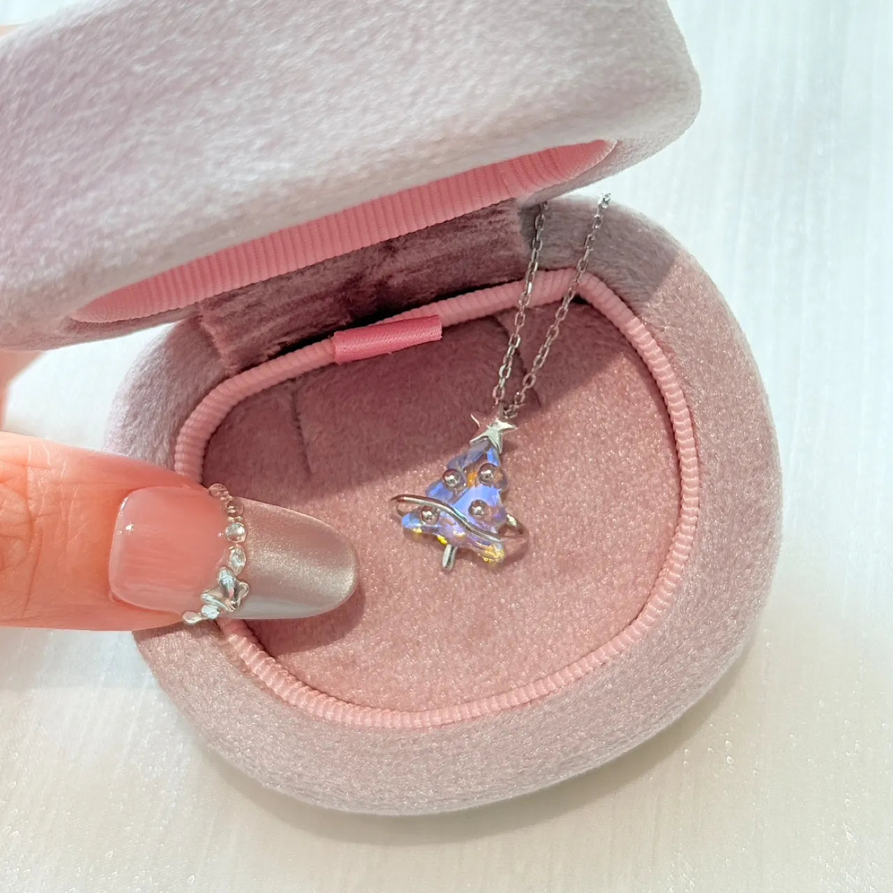 "Dreamy Christmas" 925 Sterling Silver Necklace