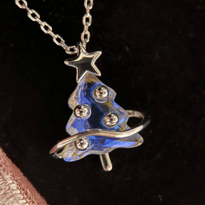 "Dreamy Christmas" 925 Sterling Silver Necklace