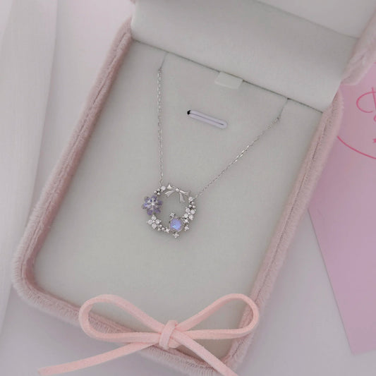 "First Snow" 925 Sterling Silver Necklace