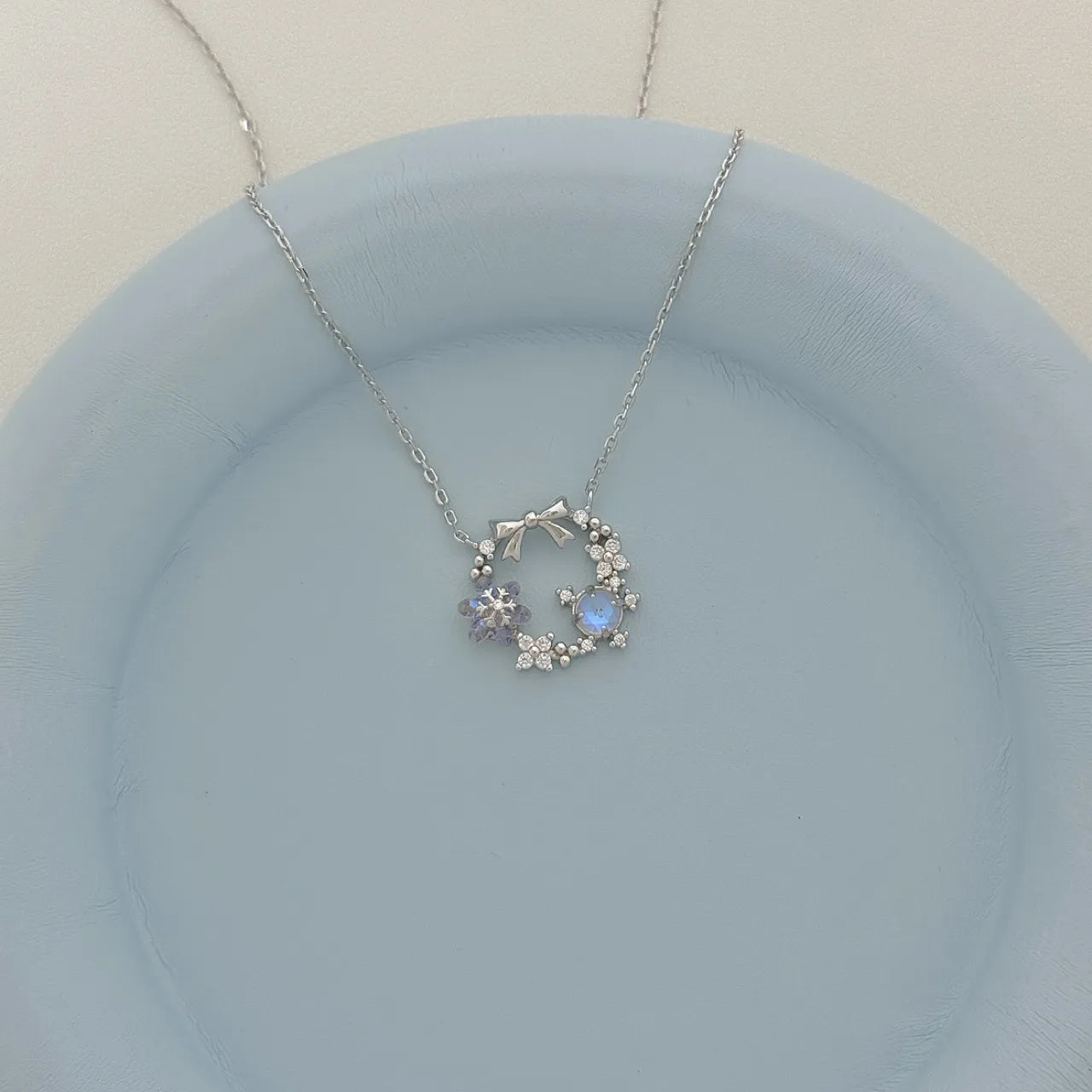 "First Snow" 925 Sterling Silver Necklace