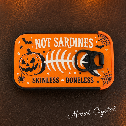 Haunted Catch PLA Sardine Tin Travel Jewelry Box