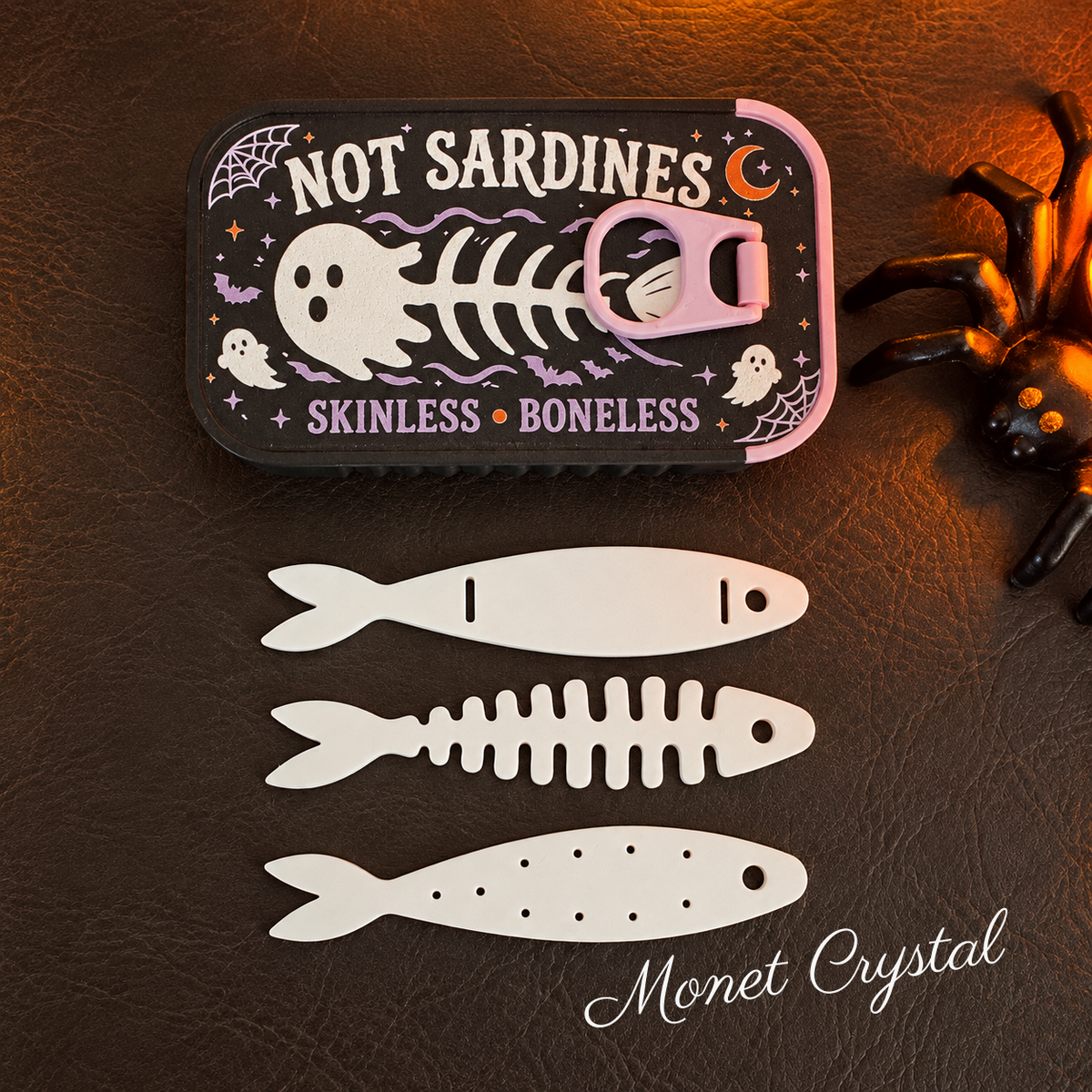 Haunted Catch PLA Sardine Tin Travel Jewelry Box