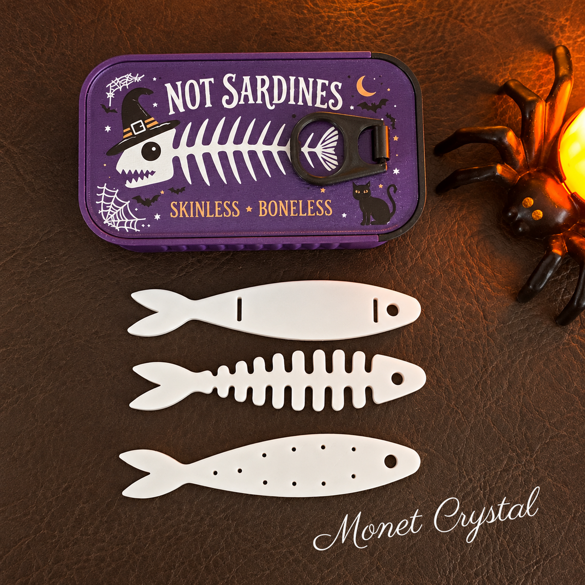 Haunted Catch PLA Sardine Tin Travel Jewelry Box